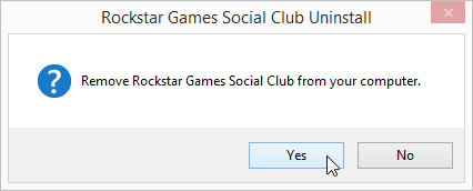 Rockstar Games Social Club uninstall prompts (1)