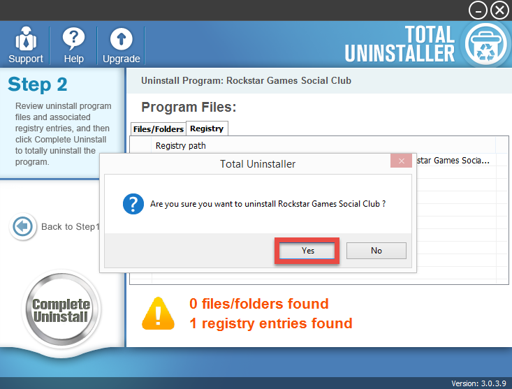 Complete Uninstall Program