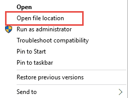 Open-file-location