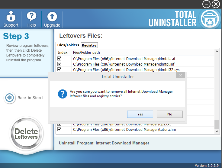 Uninstall Internet Download Manager with Total Unisntaller (3)