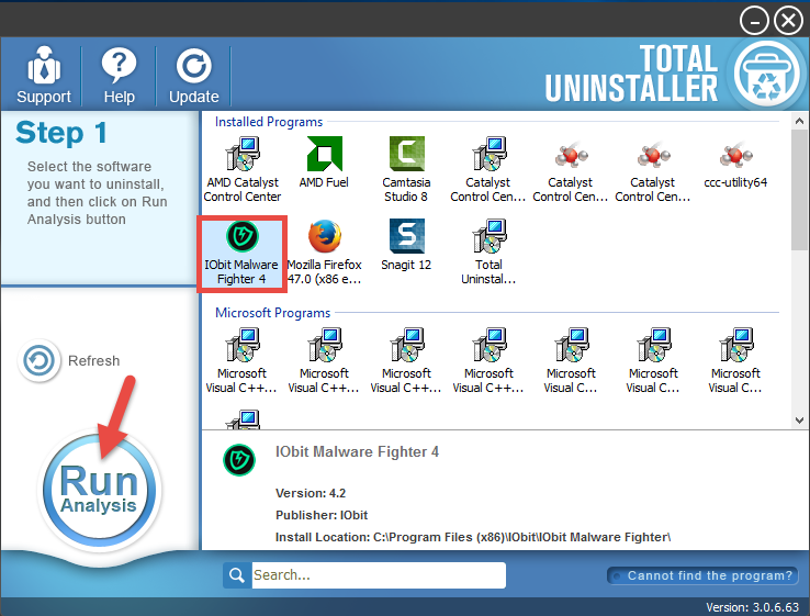 uninstall IObit Malware Fighter (13)