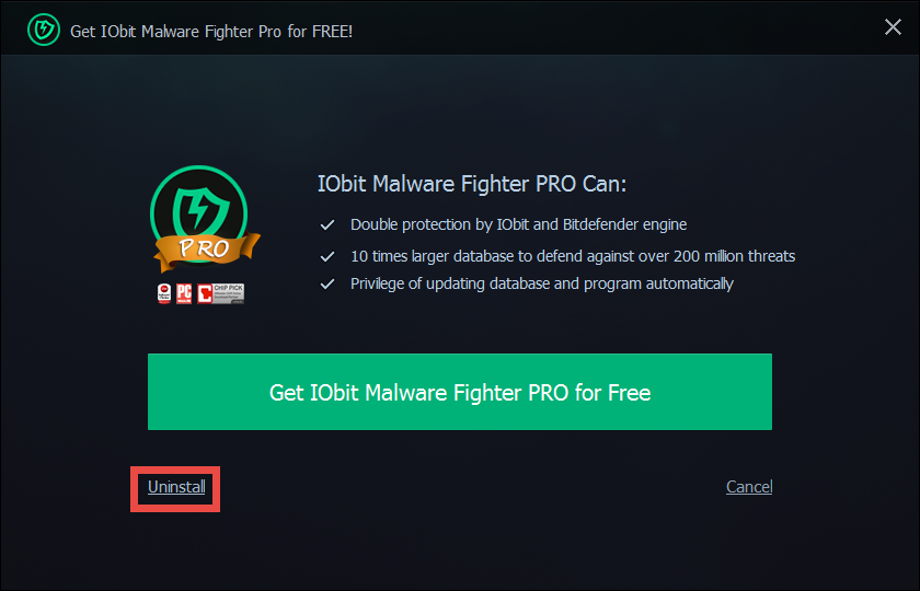 uninstall IObit Malware Fighter (9)