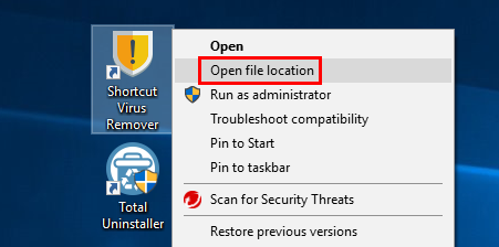 Uninstall Shortcut Virus Remover on Windows (4)