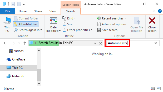 Uninstall Autorun Eater on Windows (5)