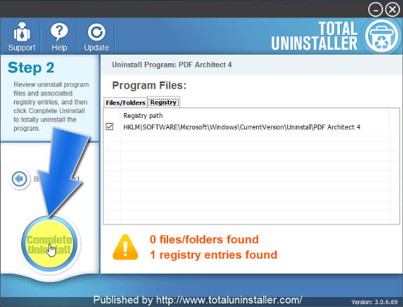 complete uninstall PDF Architect