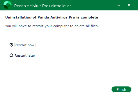 Uninstall Panda Antivirus Pro -Total Uninstaller