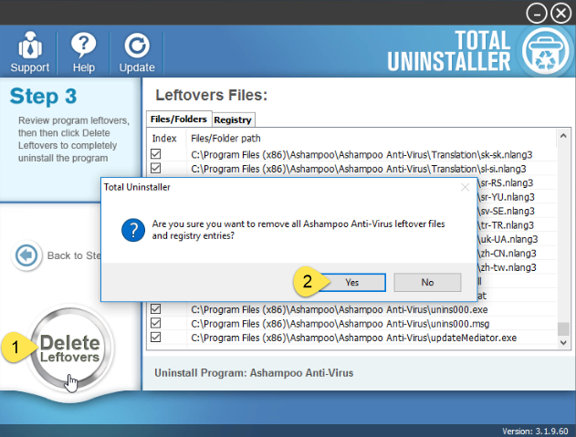 Uninstall Ashampoo Anti-Virus on Windows - Total Uninstaller (17)