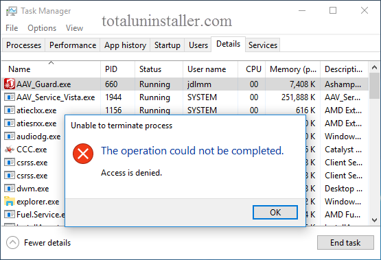 Uninstall Ashampoo Anti-Virus on Windows - Total Uninstaller (3)