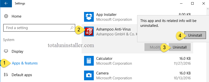 Uninstall Ashampoo Anti-Virus on Windows - Total Uninstaller (8)