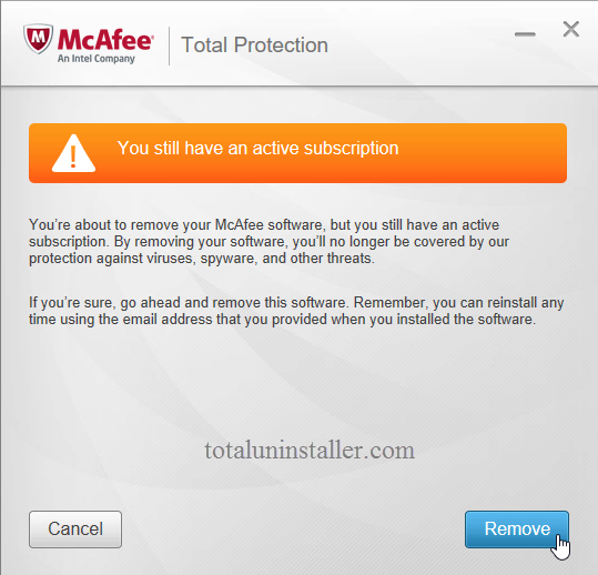 Uninstall McAfee Total Protection - Total Uninstaller (16)