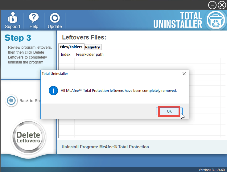 Uninstall McAfee Total Protection - Total Uninstaller (20)