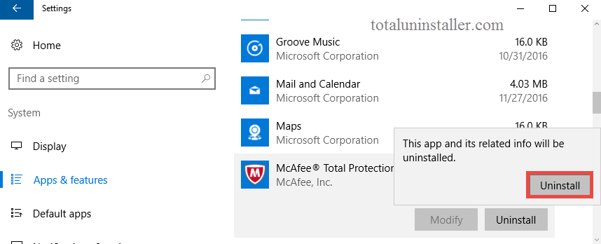 Uninstall McAfee Total Protection - Total Uninstaller (9)