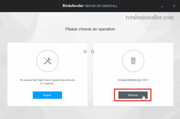 Uninstall Bitdefender Antivirus Plus 2015 on Windows - Total Uninstaller (13)