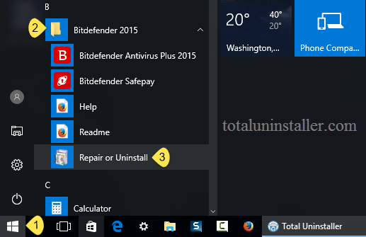 Uninstall Bitdefender Antivirus Plus 2015 on Windows - Total Uninstaller (3)