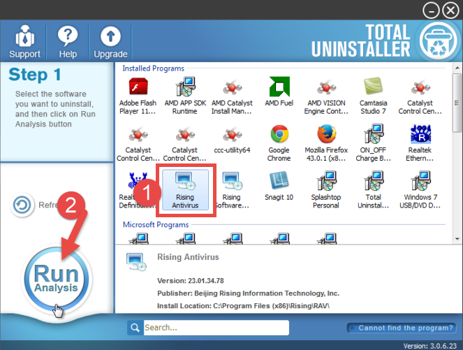 Uninstall Rising Antivirus - Total Uninstaller (13)
