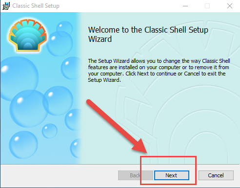 Classic Shell remove1