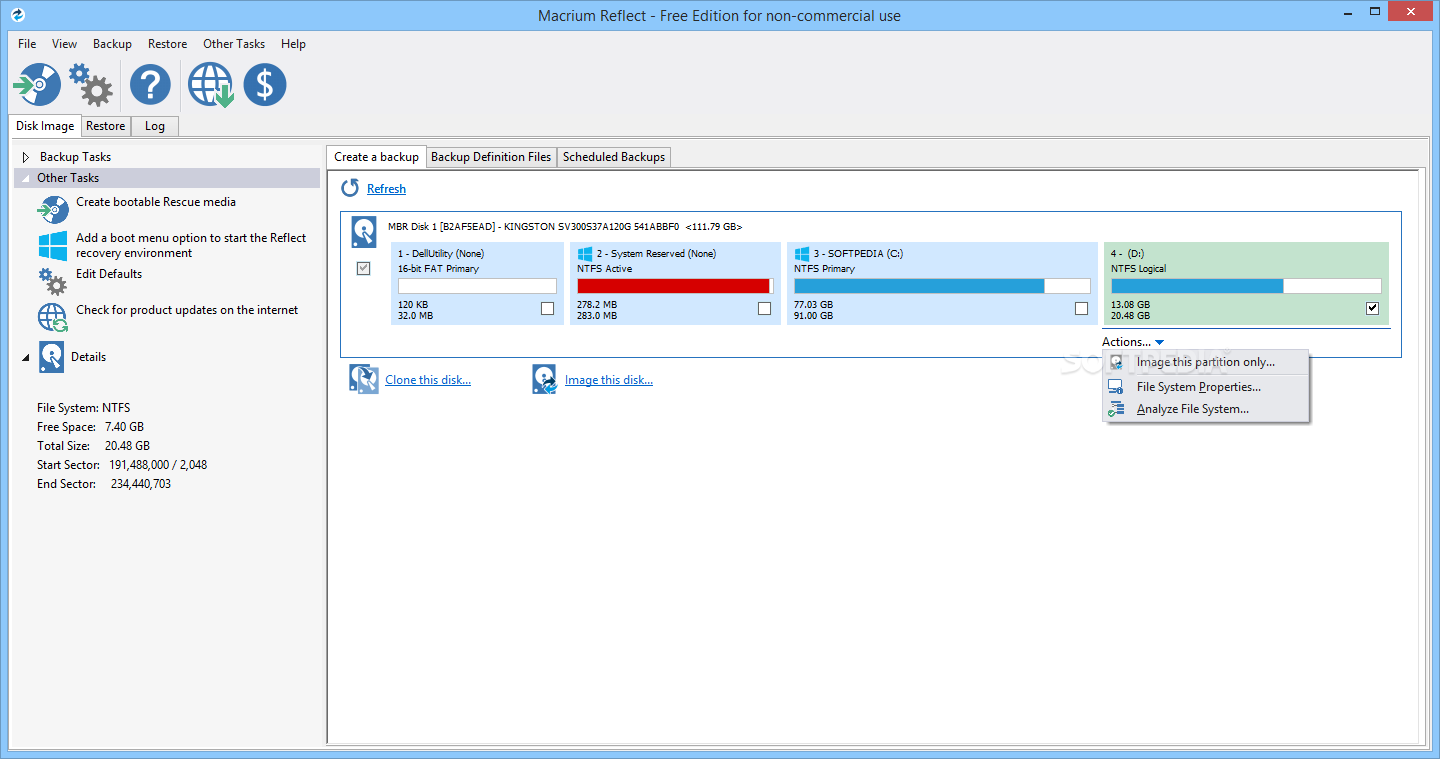 uninstall Macrium Reflect Free