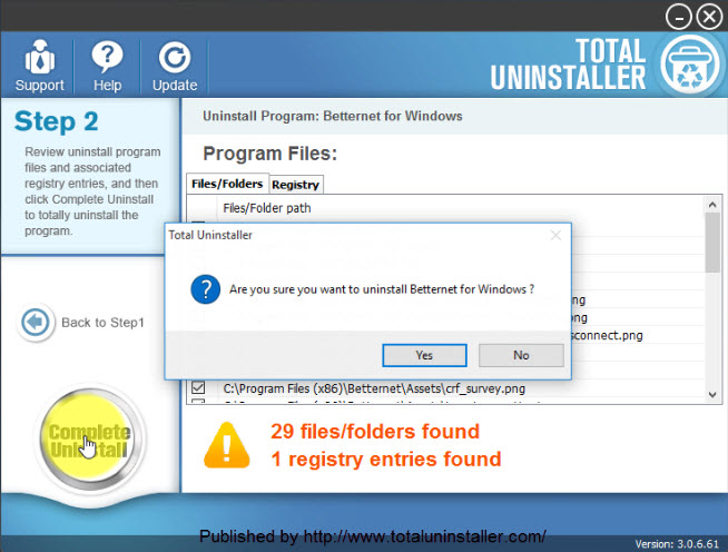 complete uninstall