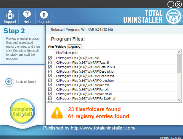 complete_uninstall