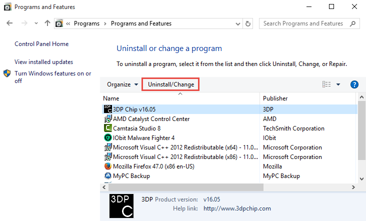 uninstall 3DP Chip (5)