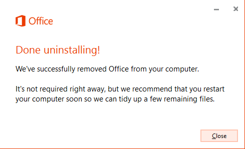 how to uninstall microsoft office 2016