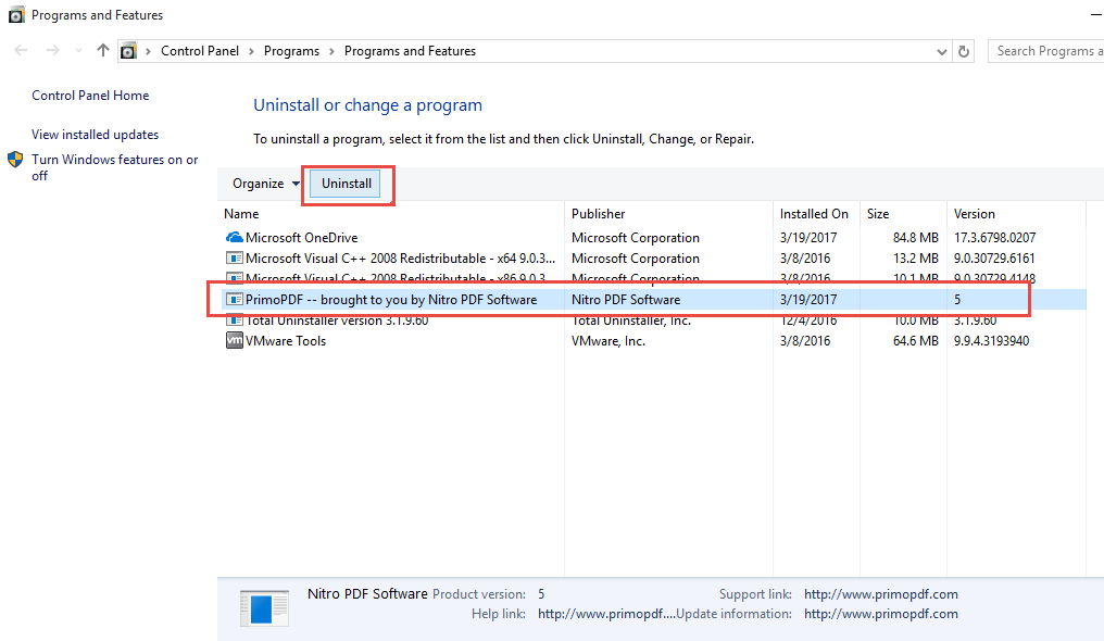 Effective Uninstall Primopdf Guides For Windows Totaluninstaller Com Removal Effective Uninstall Primopdf Guides For Windows Totaluninstaller Com Removal