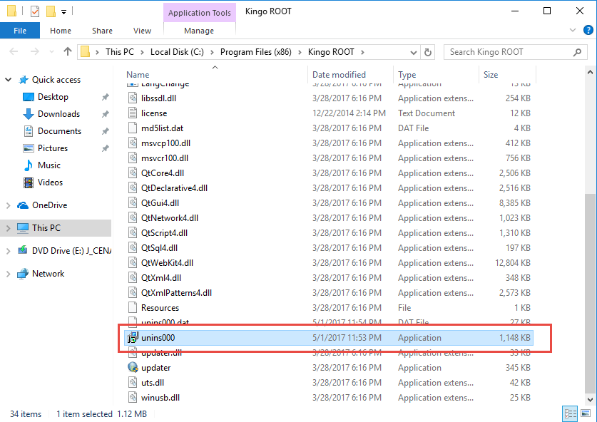 uninstall_process_kingo