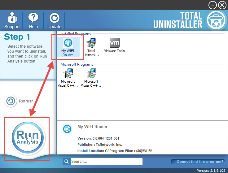 uninstall_My_WiFi_Router