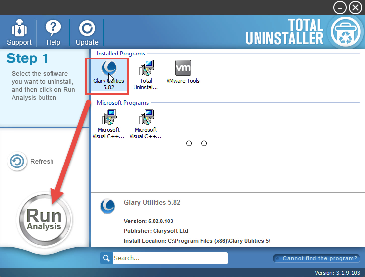 uninstall_ Glary Utilities with TU