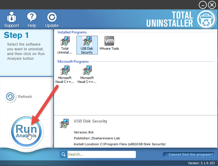 remove USB Disk Security