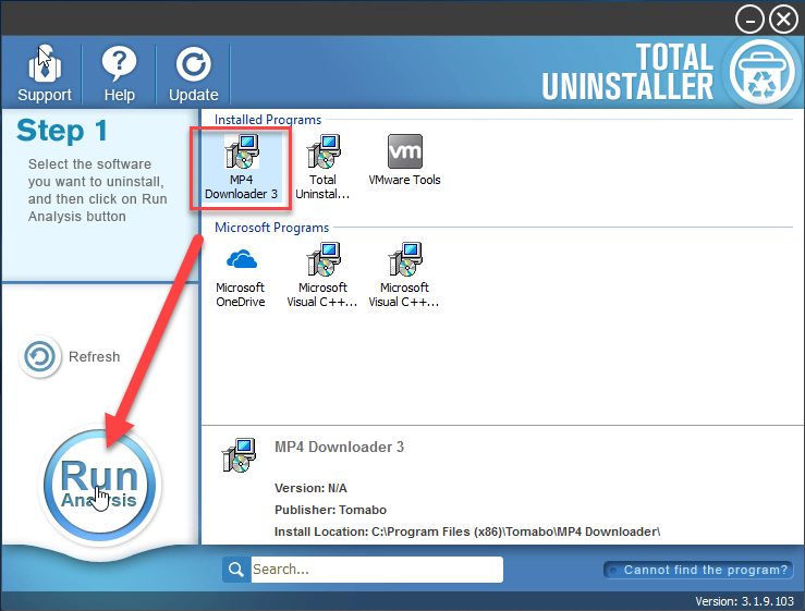 uninstall MP4 Downloader with TU