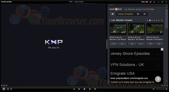 the kmplayer the kmplayer