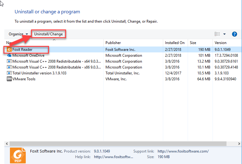 remove_Foxit_Reader