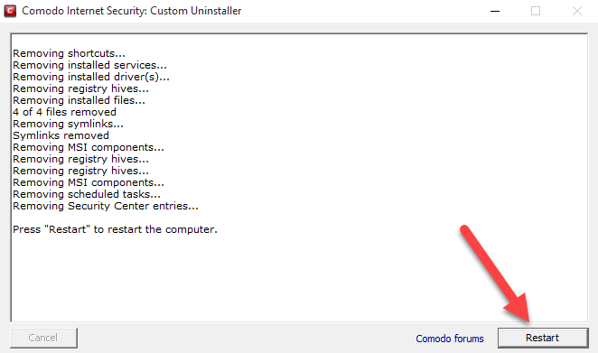 COMODO_uninstaller6