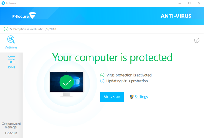 uninstall F-Secure AntiVirus