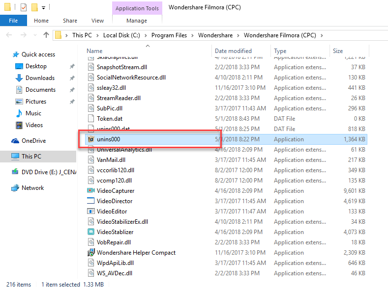 filmora_uninstaller