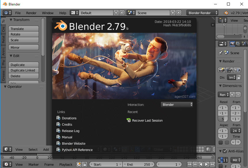 uninstall Blender