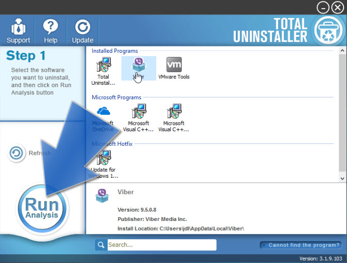 uninstall_Viber_with_total_uninstaller