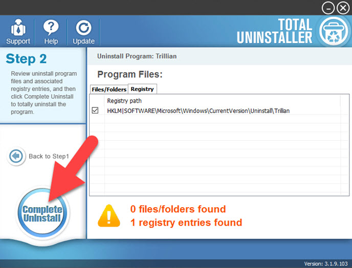 complete_uninstall_Trillian