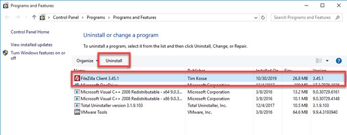 remove_FileZilla