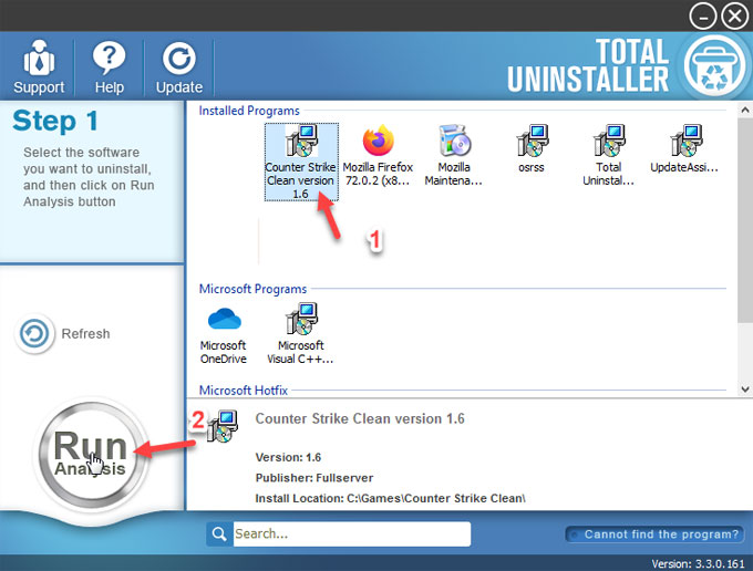 1Uninstall Counter-Strike