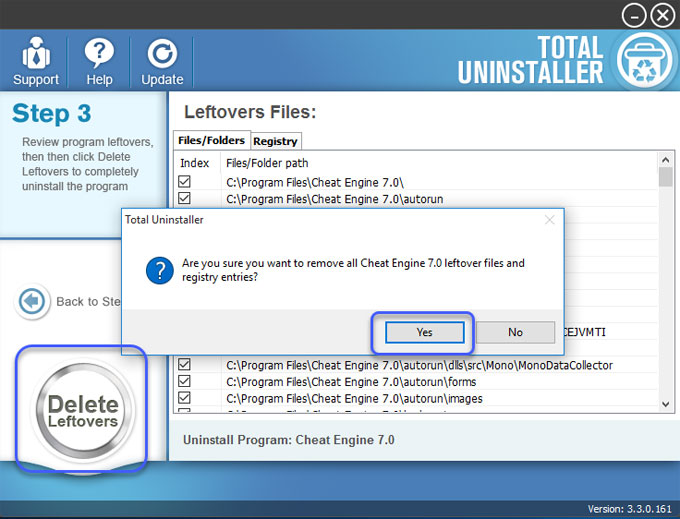 how to uninstall cheat engine