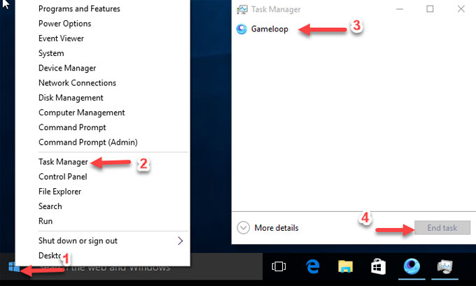 GameLoop applciation starting automatically after booting Windows