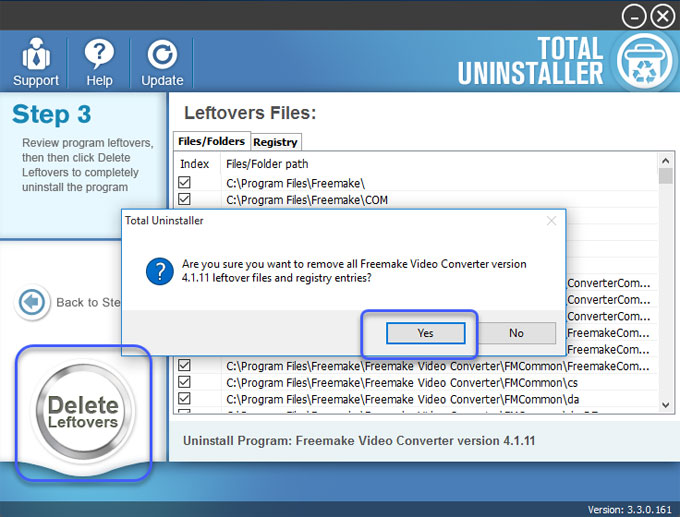 Uninstall Freemake Video Converter