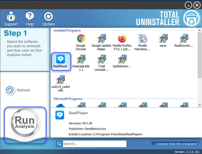 Uninstall RealDownloader