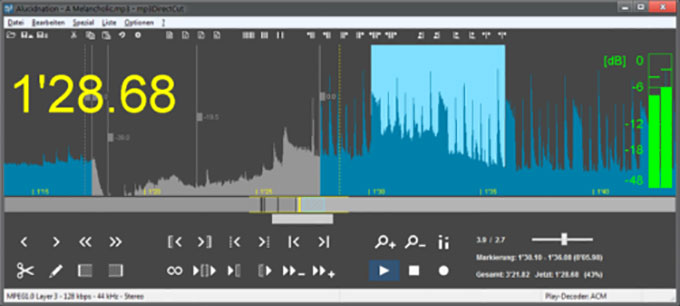 Uninstall mp3DirectCut