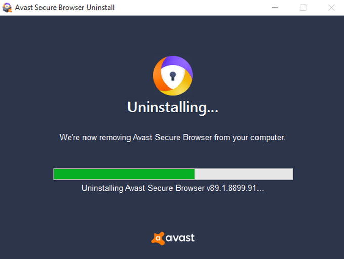 uninstalling Avast Secure Browser