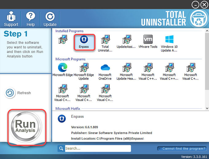 Uninstall Enpass Password Manager