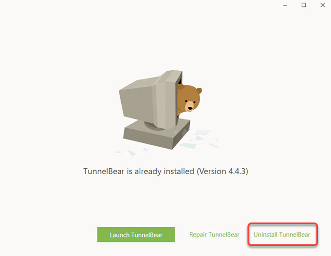 Tunnelbear VPN are using crying version of their mascot on the uninstaller  : r/manipulativepuppy