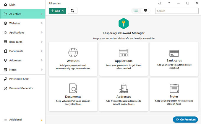 Kaspersky Password Manager 